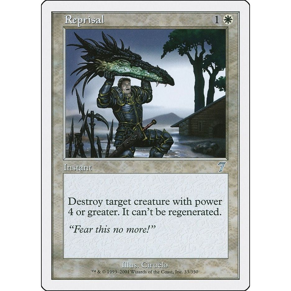 Image for Reprisal (33) (7ED) - Magic: The Gathering