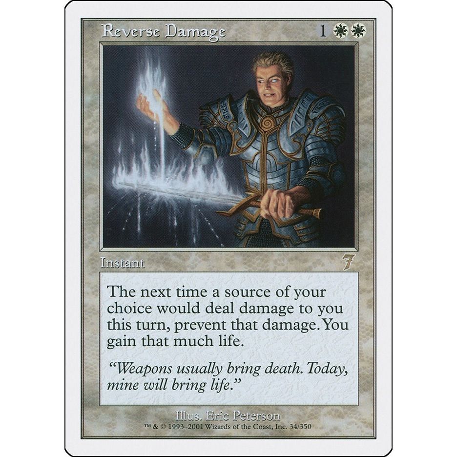 Image for Reverse Damage (34) (7ED) - Magic: The Gathering