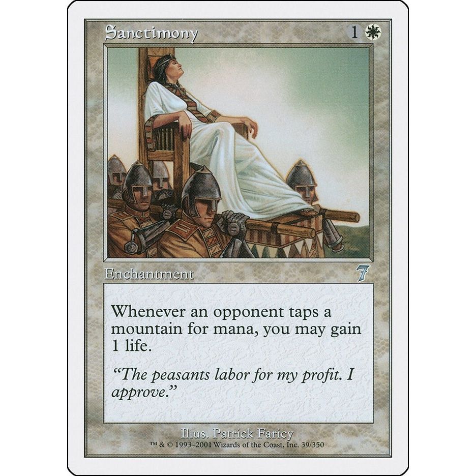 Image for Sanctimony (39) (7ED) - Magic: The Gathering