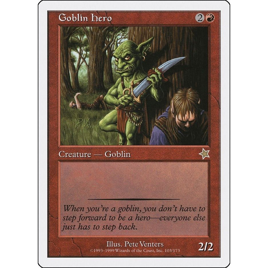 Image for Goblin Hero (103) (S99) - Magic: The Gathering