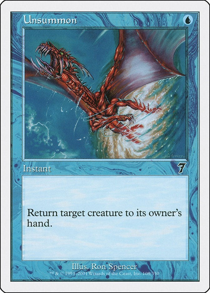 Image for Unsummon (108) - Magic: The Gathering