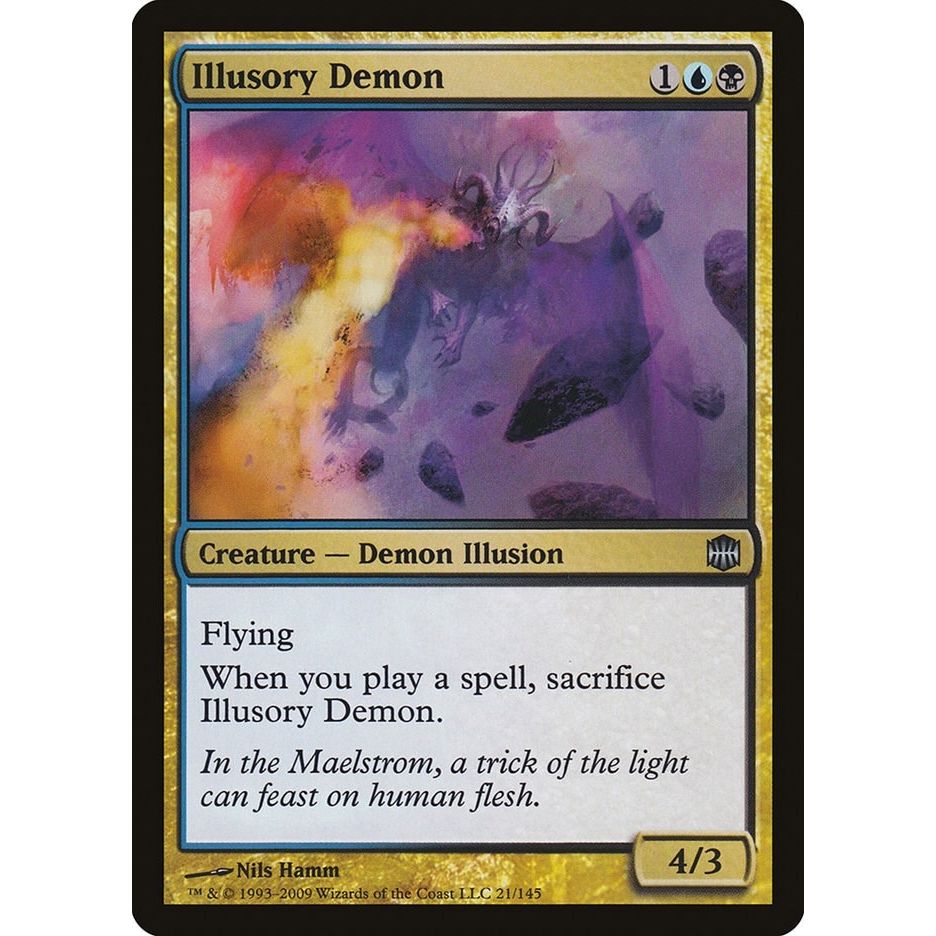 Image for Illusory Demon (21) (ARB) - Magic: The Gathering