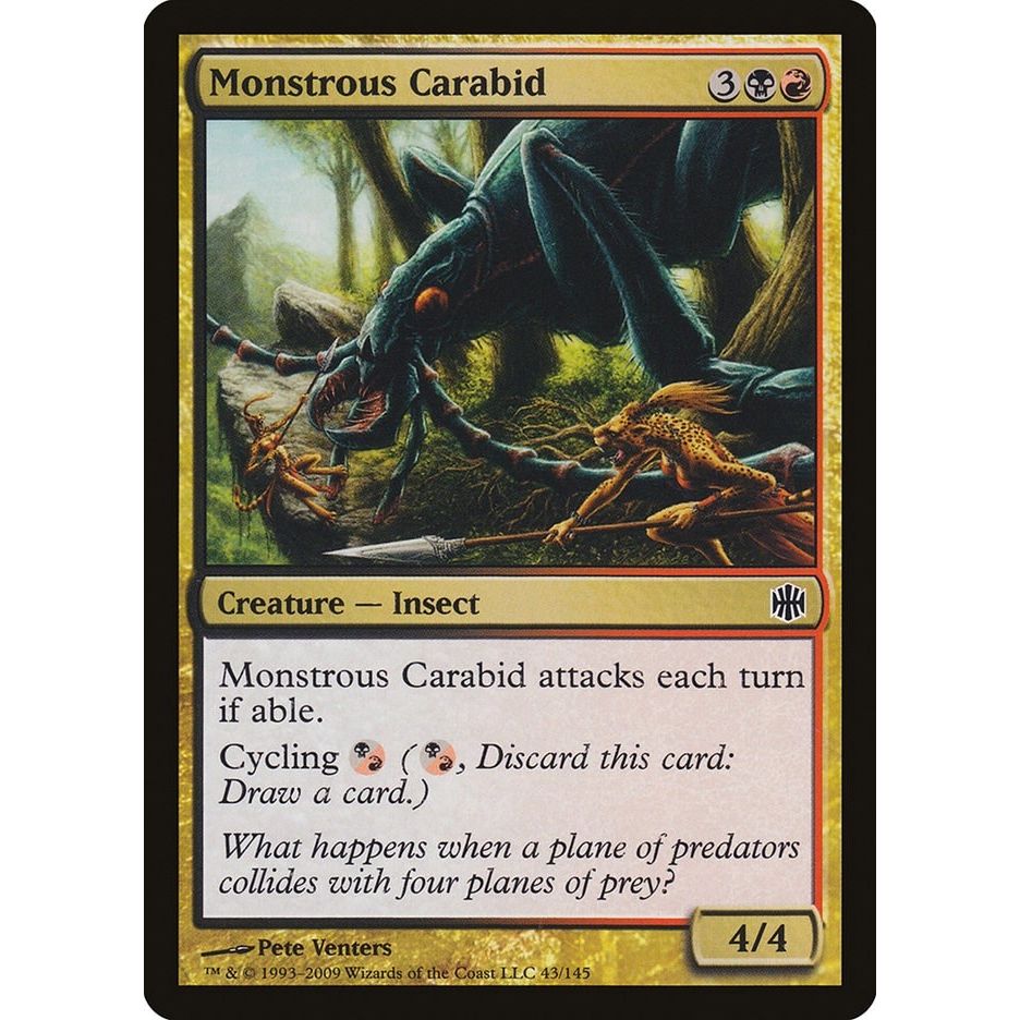 Image for Monstrous Carabid (43) (ARB) - Magic: The Gathering