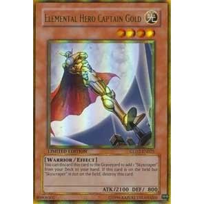 Image for Elemental Hero Captain Gold (GLD2-EN025) (GLD2) - YuGiOh