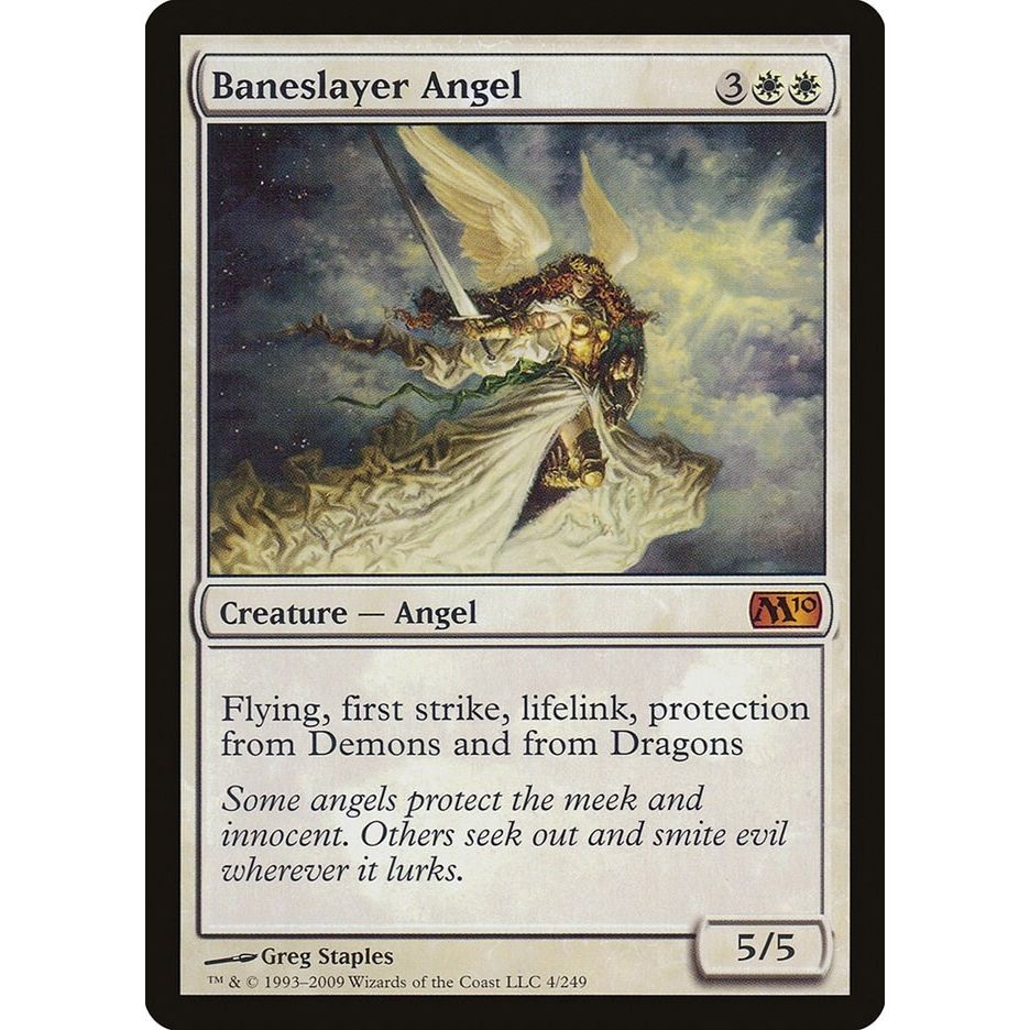 Image for Baneslayer Angel (4) (M10) - Magic: The Gathering
