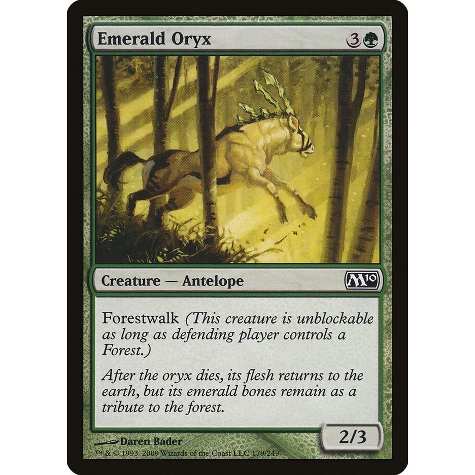 Image for Emerald Oryx (179) (M10) - Magic: The Gathering