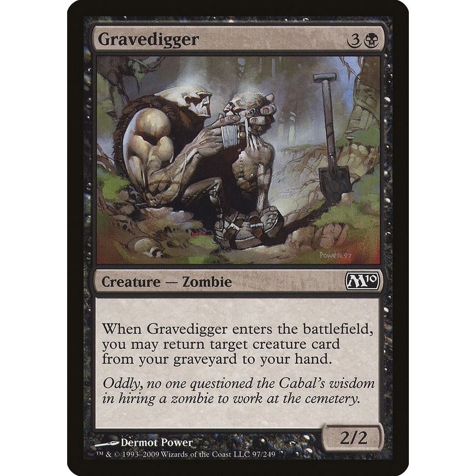 Image for Gravedigger (97) (M10) - Magic: The Gathering