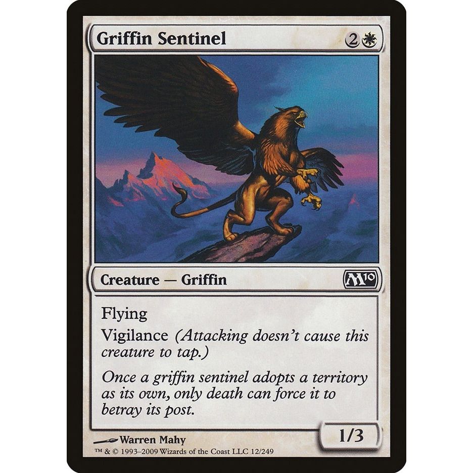 Image for Griffin Sentinel (12) (M10) - Magic: The Gathering