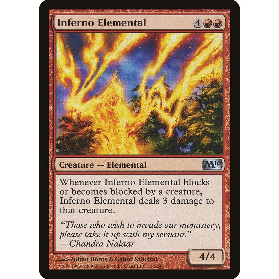 Image for Inferno Elemental (142) (M10) - Magic: The Gathering