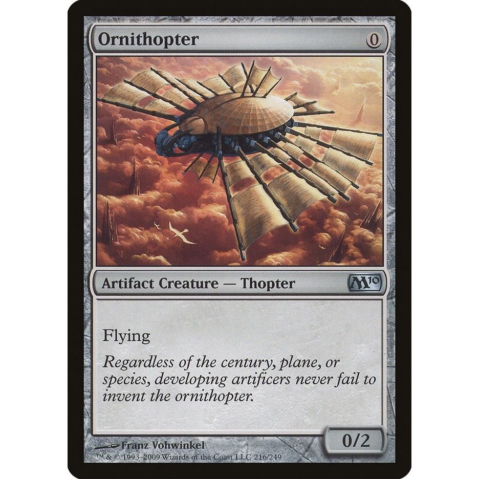 Image for Ornithopter (216) (M10) - Magic: The Gathering
