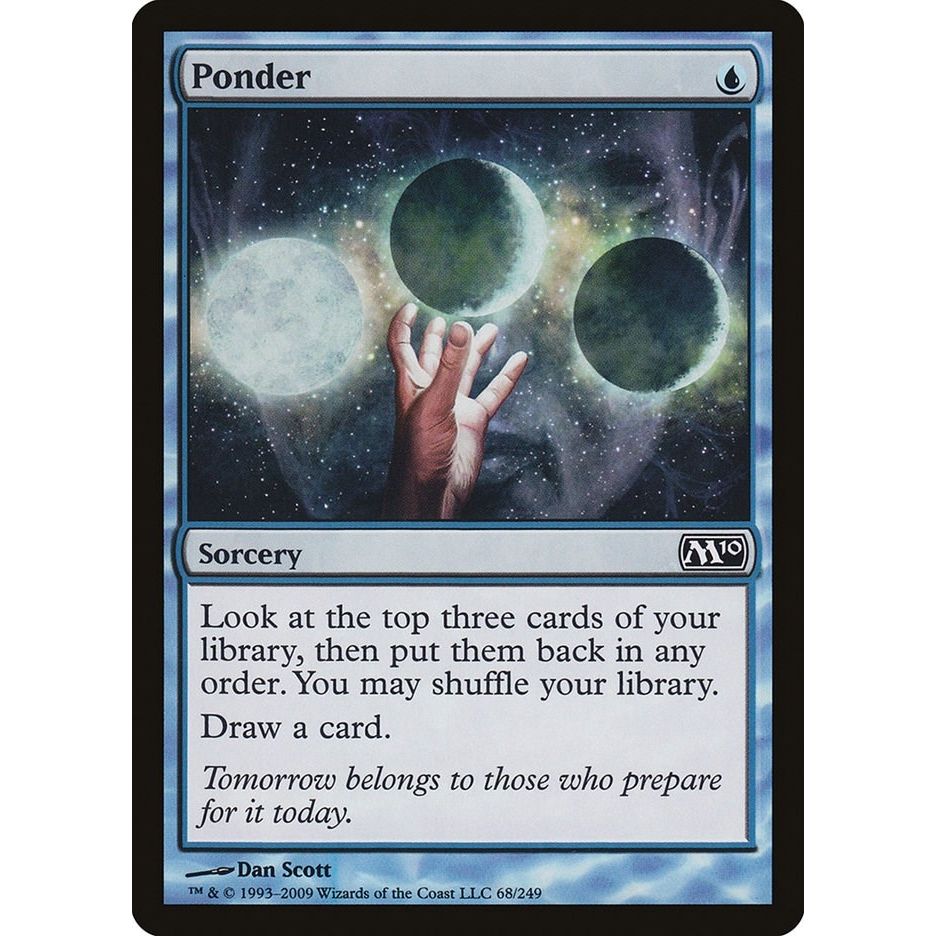 Image for Ponder (68) (M10) - Magic: The Gathering