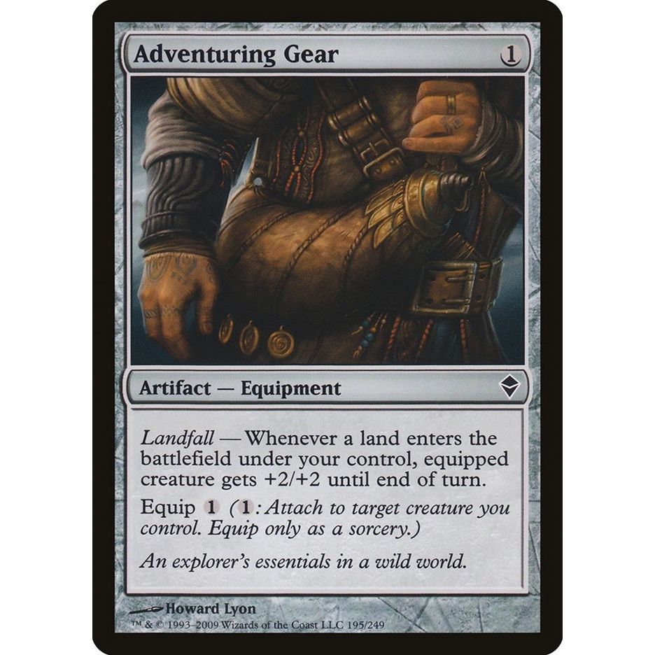 Image for Adventuring Gear (195) (ZEN) - Magic: The Gathering