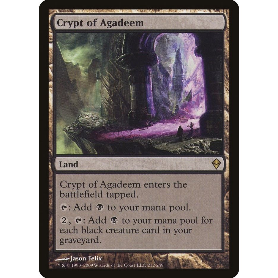 Image for Crypt of Agadeem (212) (ZEN) - Magic: The Gathering