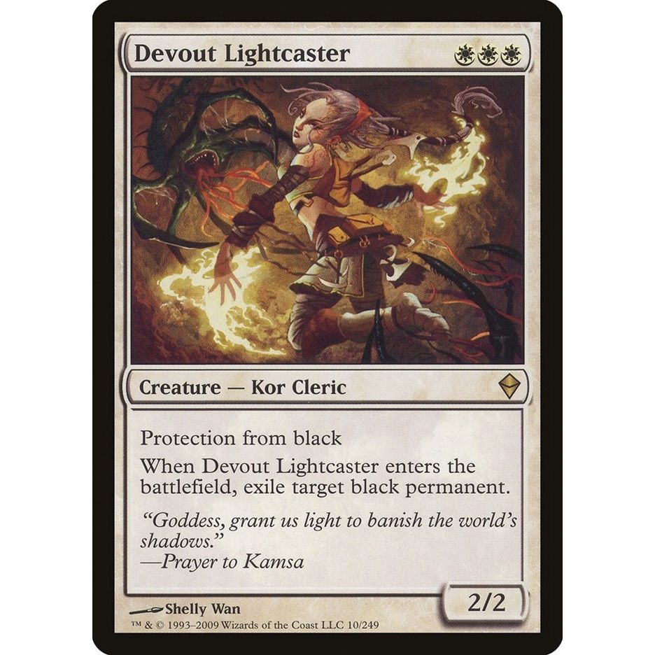 Image for Devout Lightcaster (10) (ZEN) - Magic: The Gathering