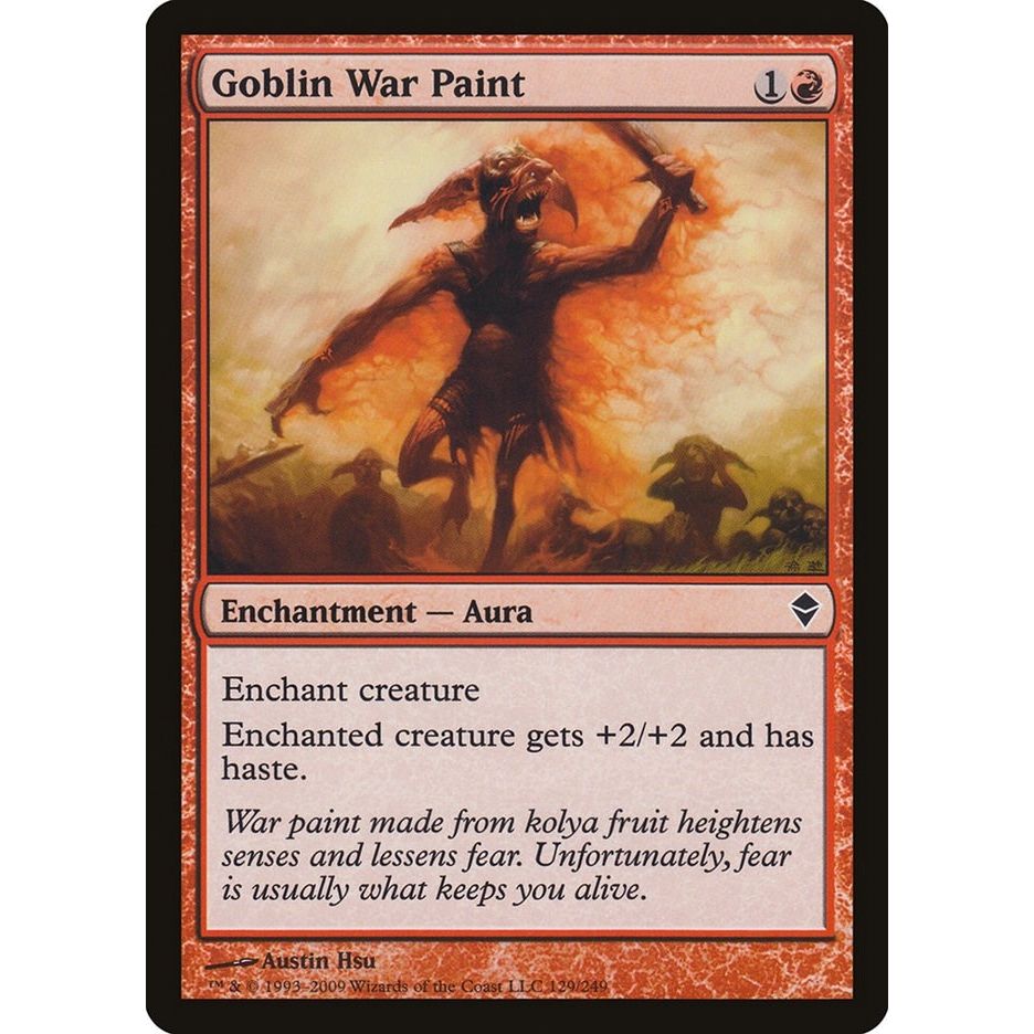 Image for Goblin War Paint (129) (ZEN) - Magic: The Gathering