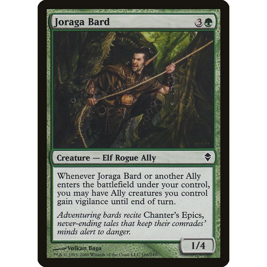 Image for Joraga Bard (166) (ZEN) - Magic: The Gathering