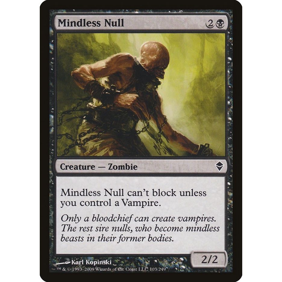 Image for Mindless Null (103) (ZEN) - Magic: The Gathering