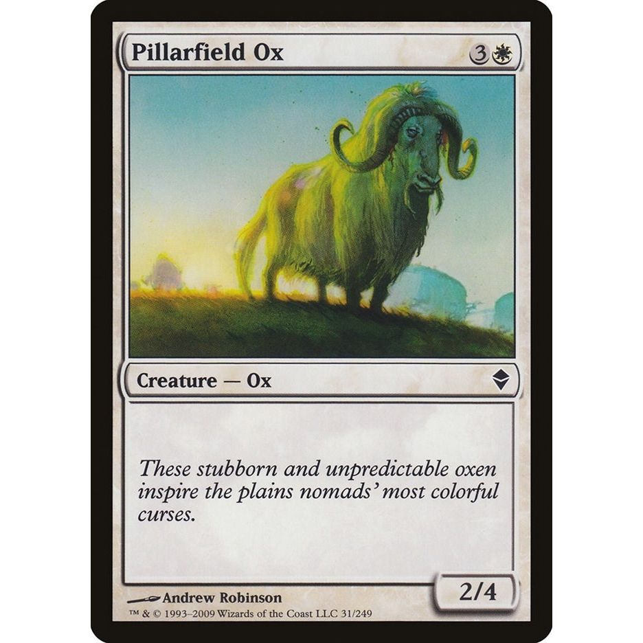 Image for Pillarfield Ox (31) (ZEN) - Magic: The Gathering