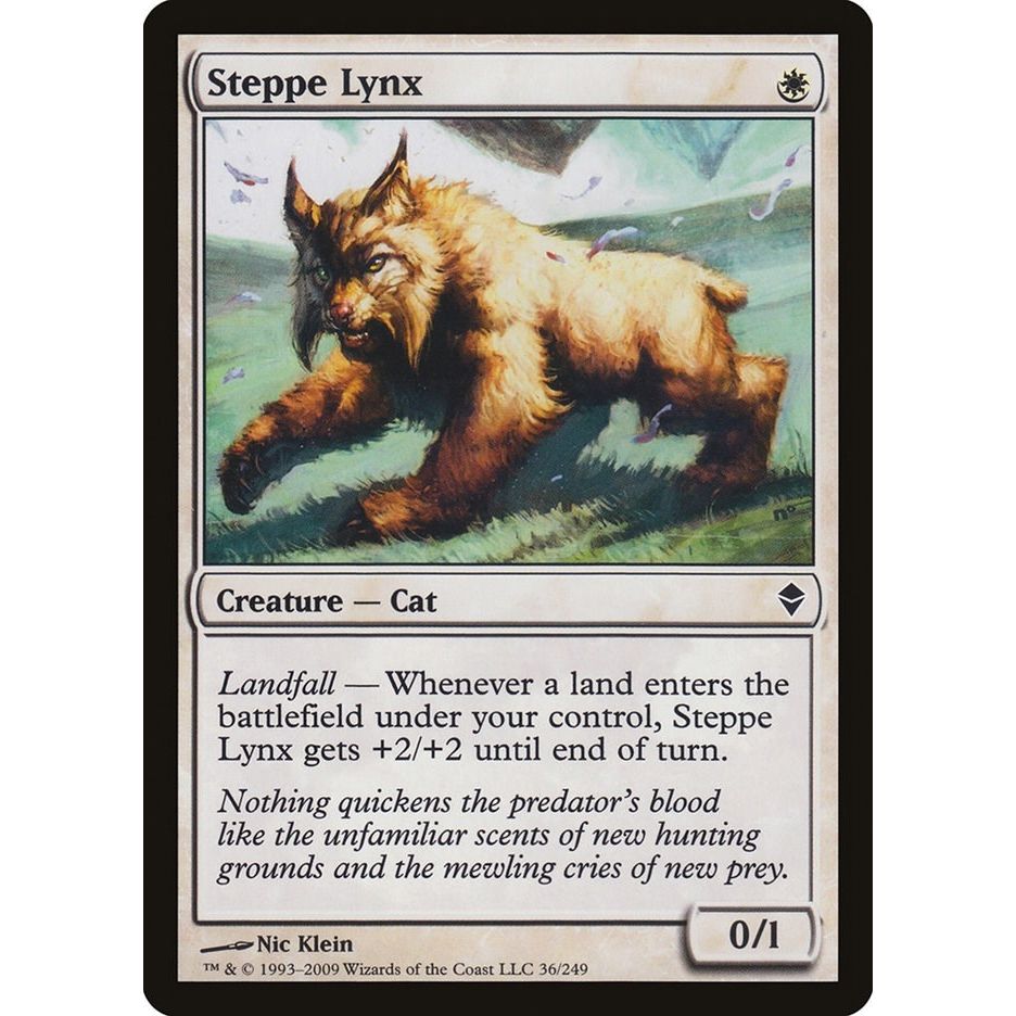 Image for Steppe Lynx (36) (ZEN) - Magic: The Gathering