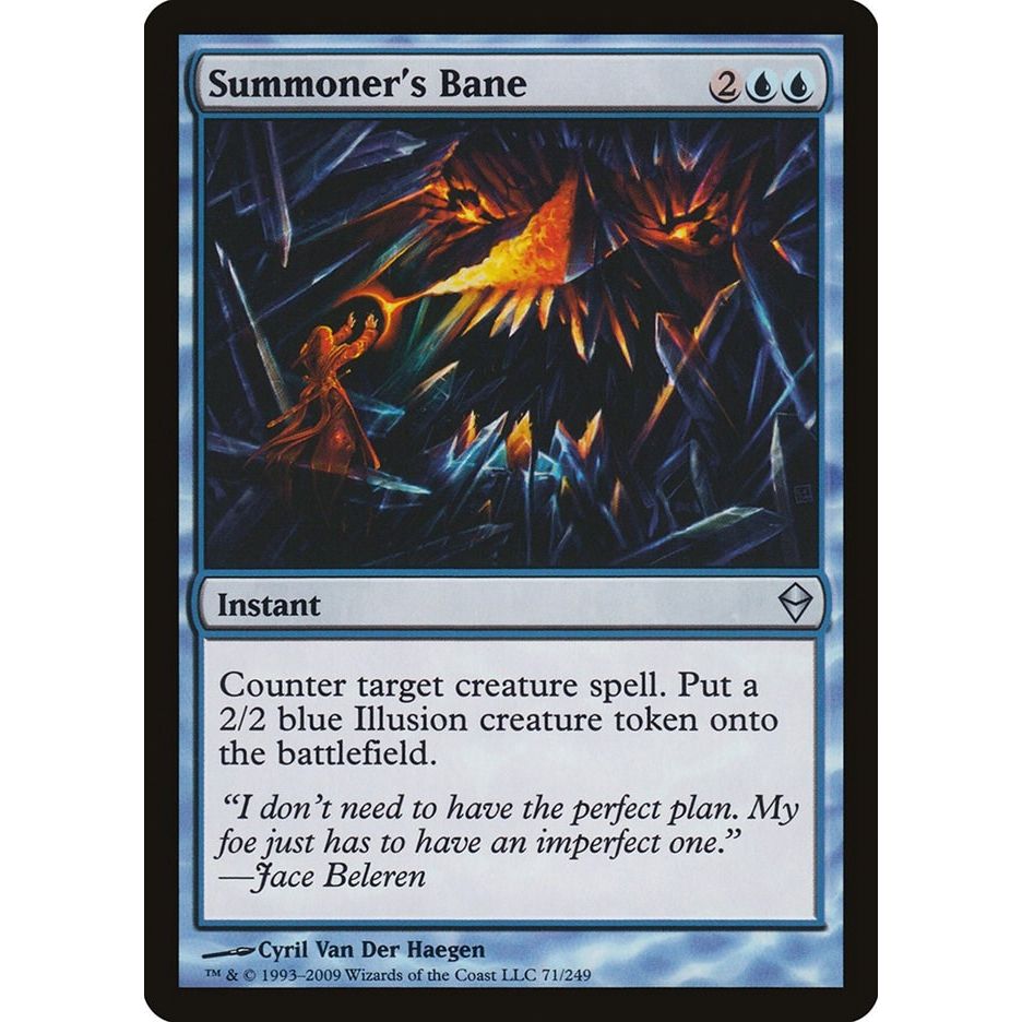 Image for Summoner's Bane (71) (ZEN) - Magic: The Gathering