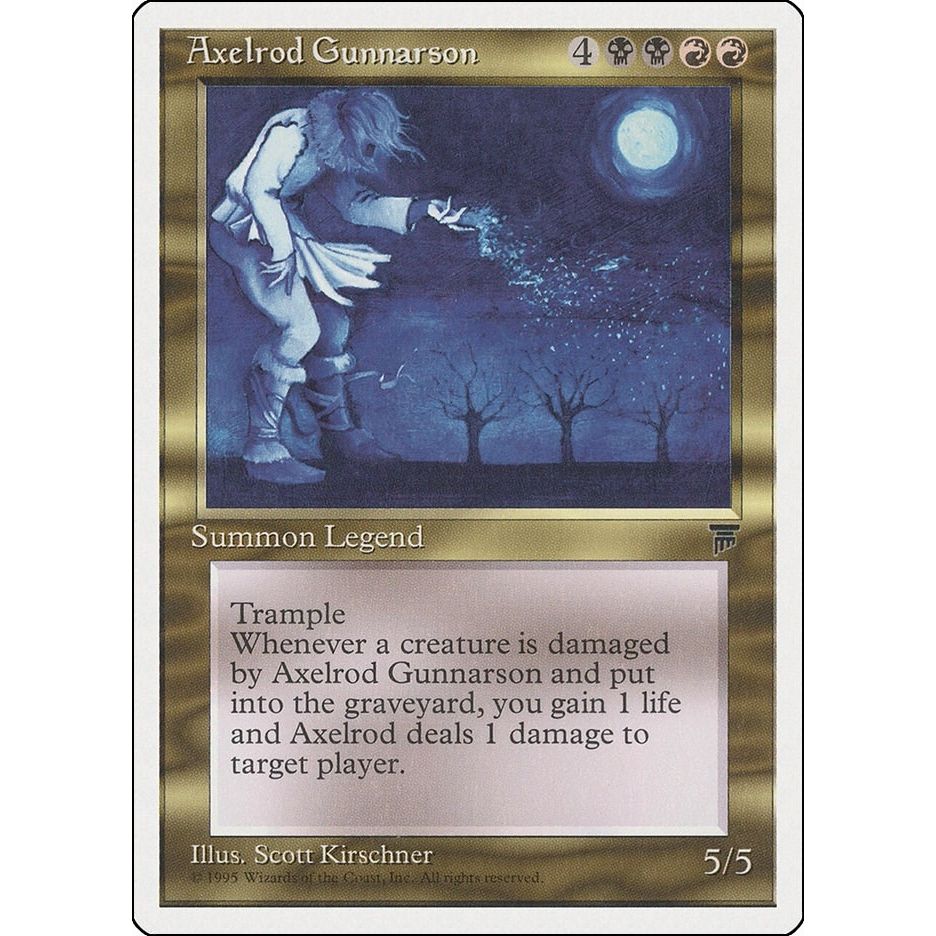 Image for Axelrod Gunnarson (CHR) - Magic: The Gathering