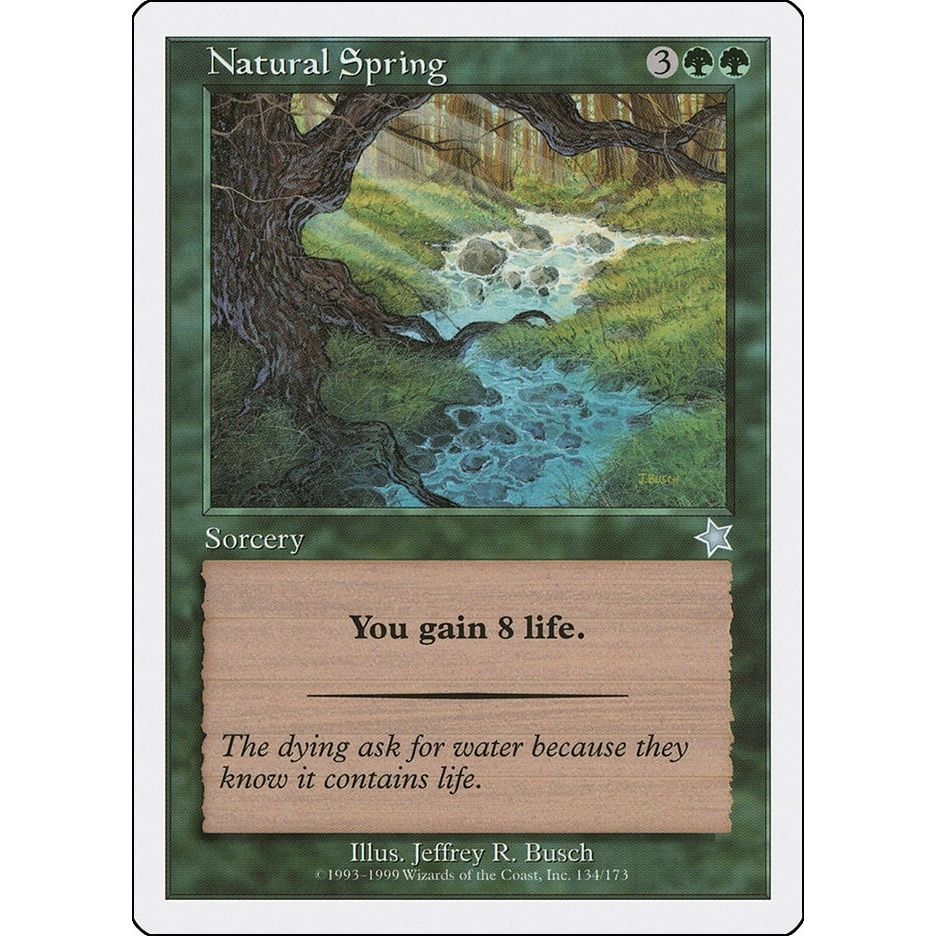 Image for Natural Spring (134) (S99) - Magic: The Gathering