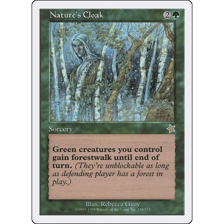 Image for Nature's Cloak (135) (S99) - Magic: The Gathering
