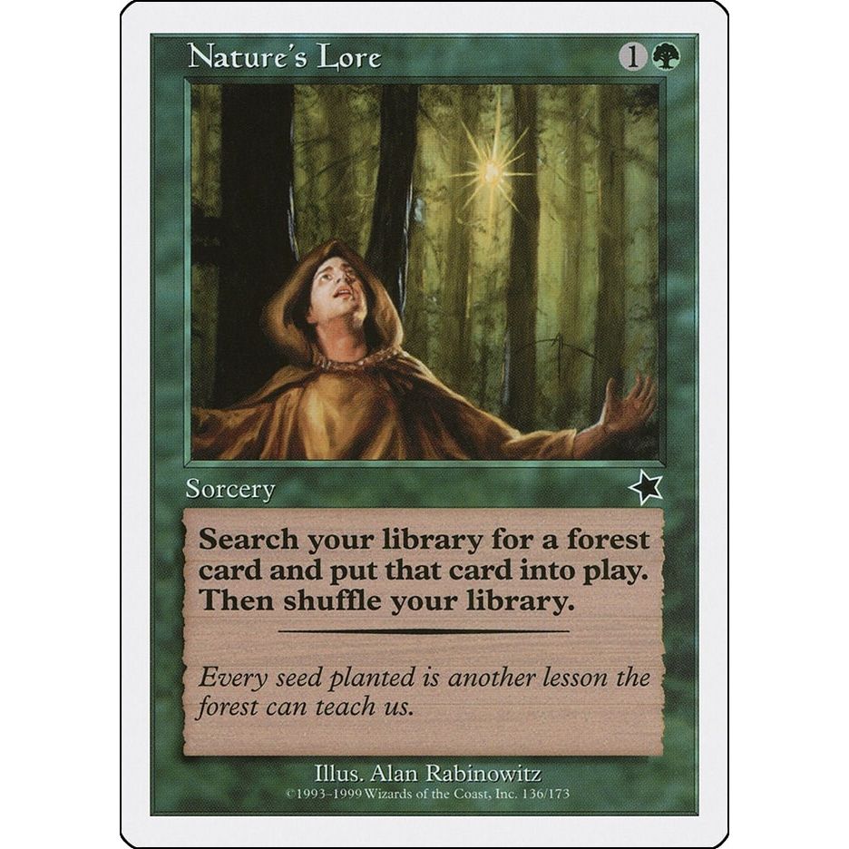 Image for Nature's Lore (136) (S99) - Magic: The Gathering