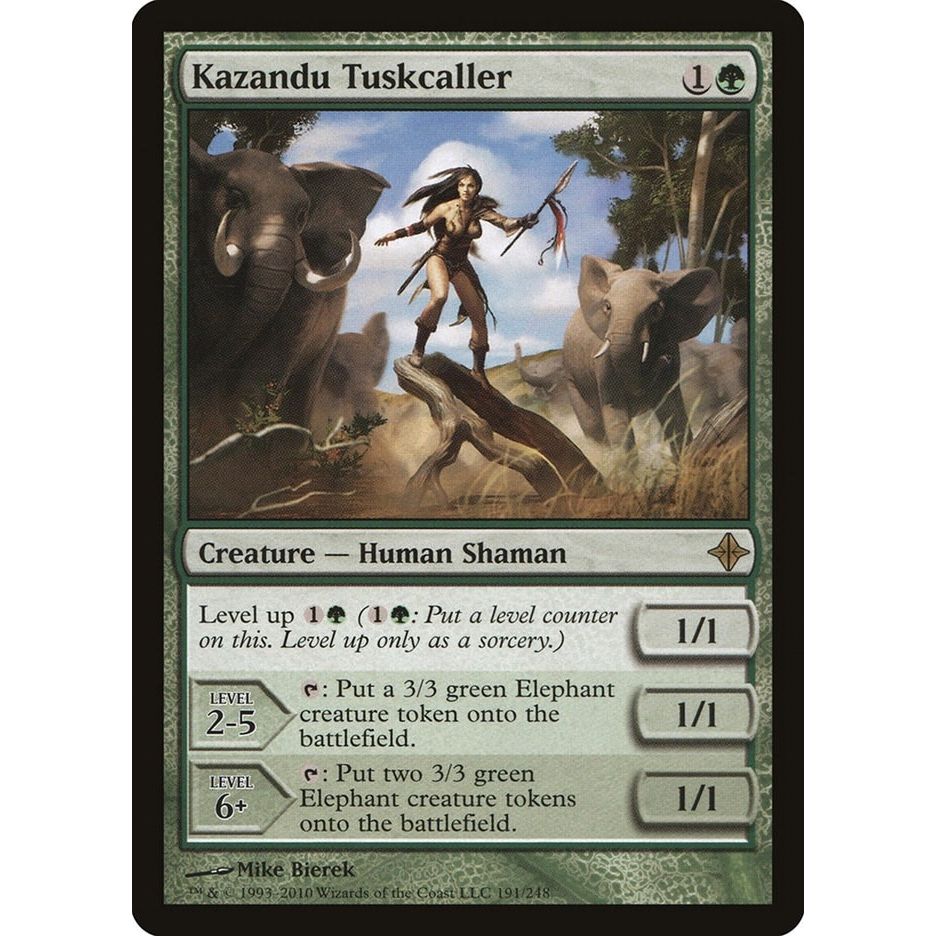 Image for Kazandu Tuskcaller (191) (ROE) - Magic: The Gathering