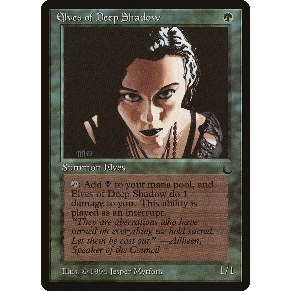 Image for Elves of Deep Shadow (DRK) - Magic: The Gathering