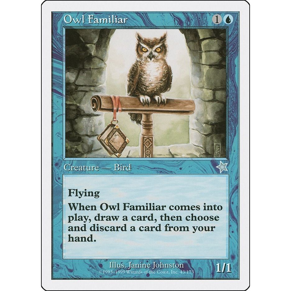 Image for Owl Familiar (43) (S99) - Magic: The Gathering