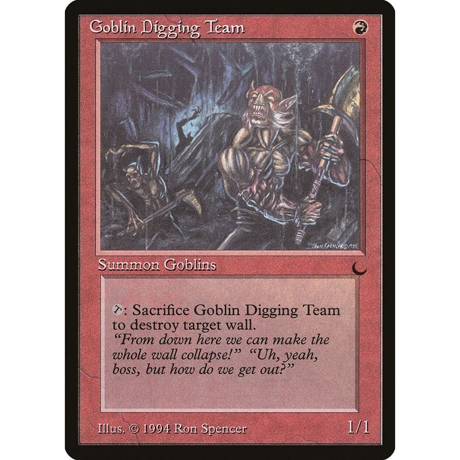 Image for Goblin Digging Team (DRK) - Magic: The Gathering