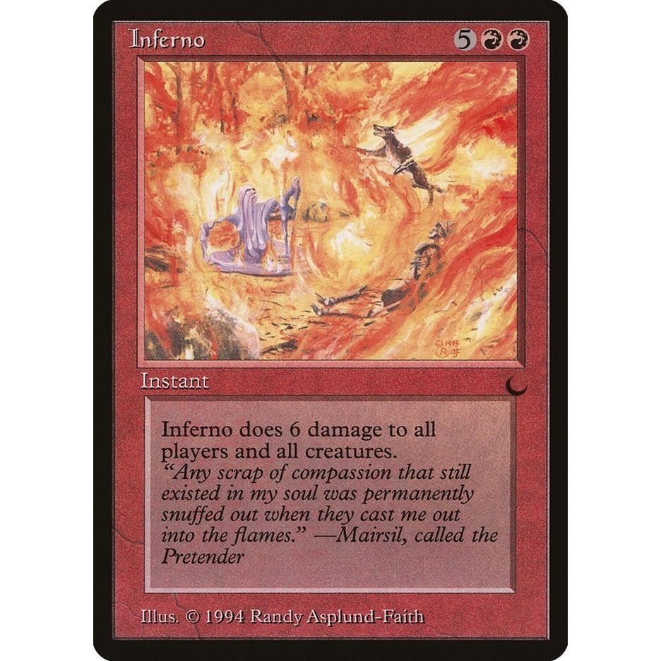 Image for Inferno (DRK) - Magic: The Gathering