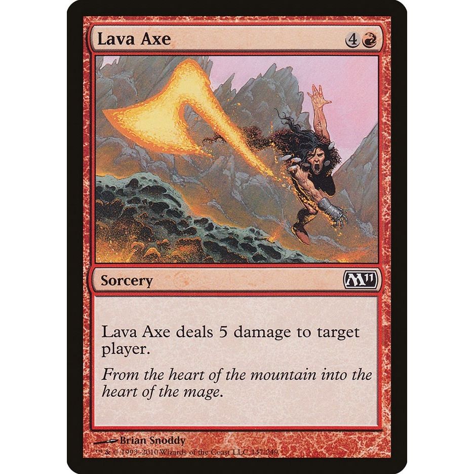 Image for Lava Axe (147) (M11) - Magic: The Gathering