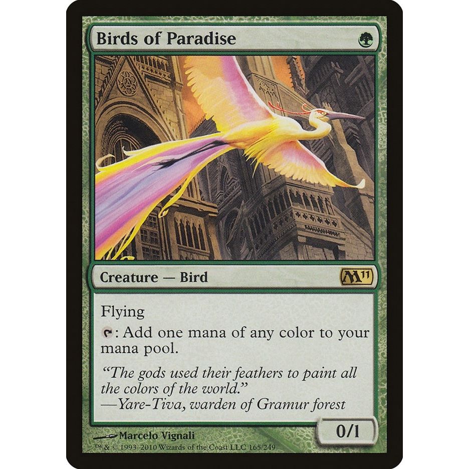 Image for Birds of Paradise (165) (M11) - Magic: The Gathering