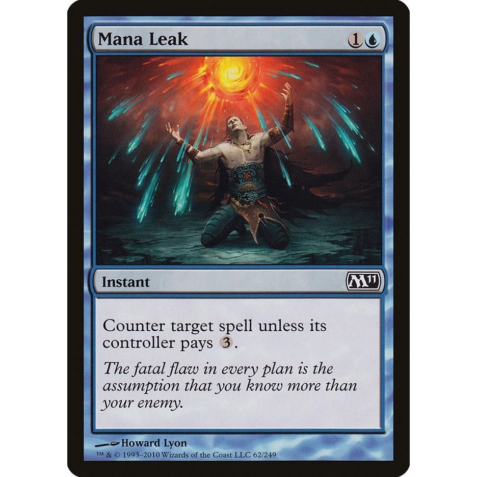Image for Mana Leak (62) (M11) - Magic: The Gathering