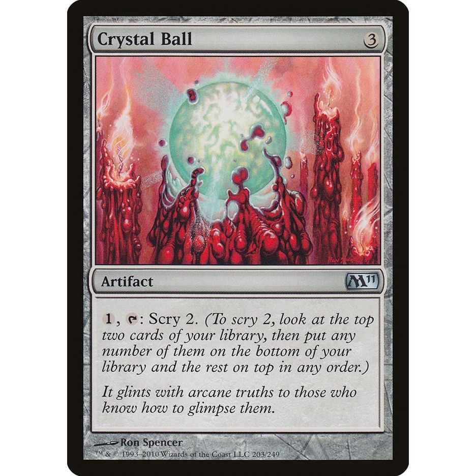 Image for Crystal Ball (203) (M11) - Magic: The Gathering