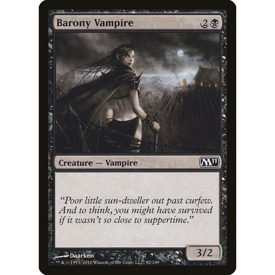 Image for Barony Vampire (82) (M11) - Magic: The Gathering