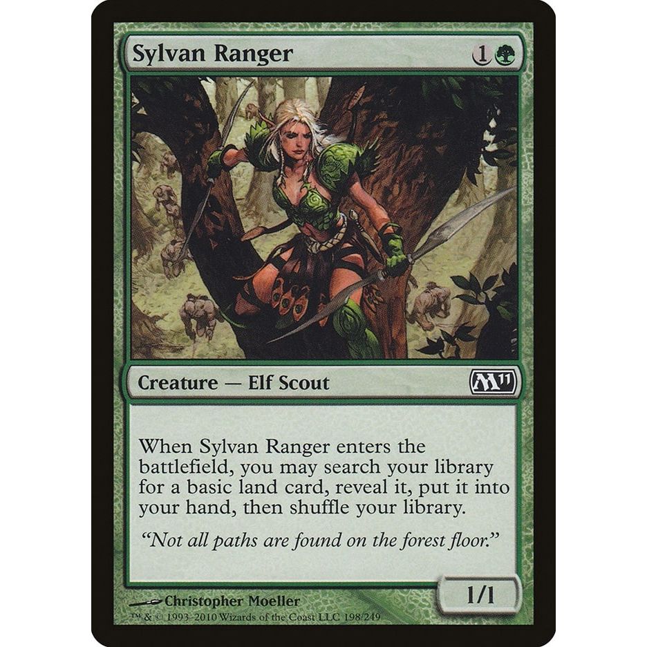 Image for Sylvan Ranger (198) (M11) - Magic: The Gathering