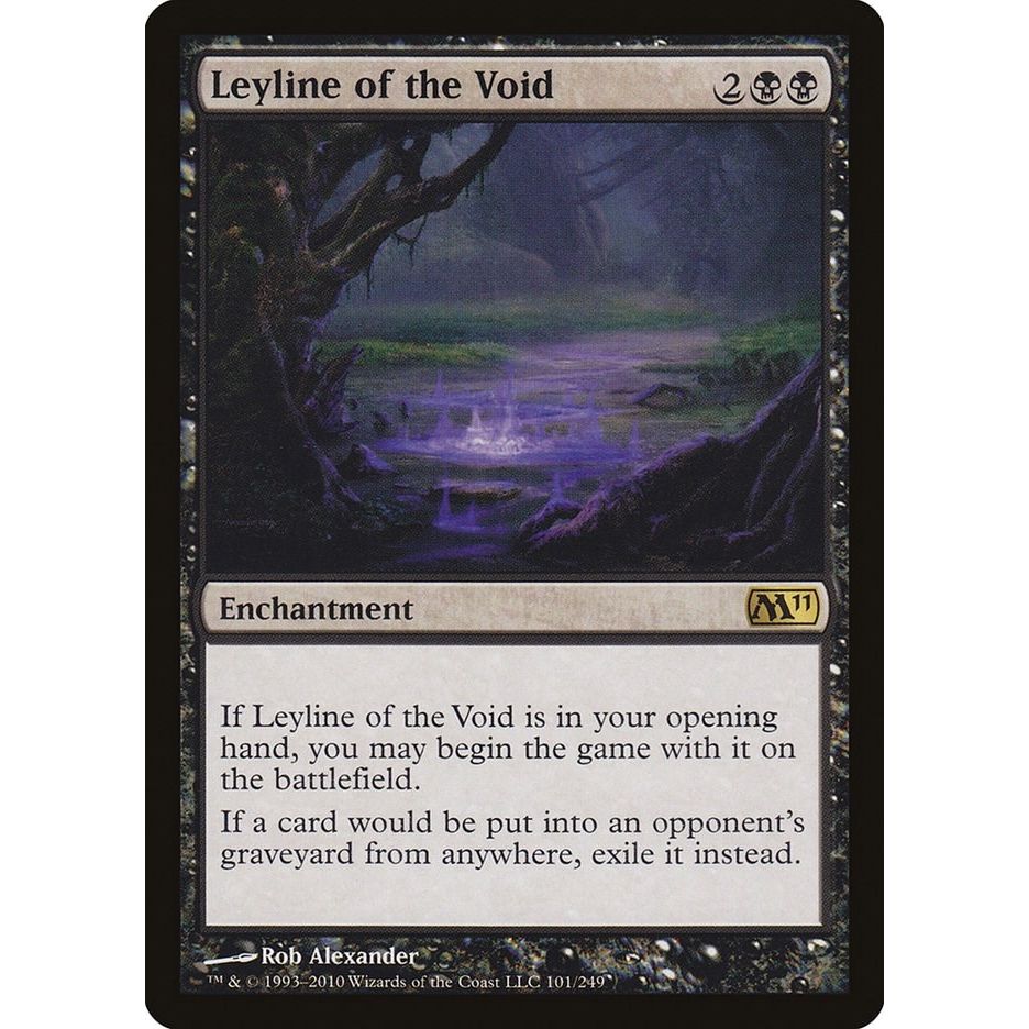 Image for Leyline of the Void (101) (M11) - Magic: The Gathering