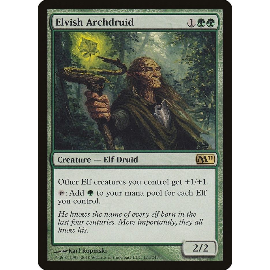 Image for Elvish Archdruid (171) (M11) - Magic: The Gathering