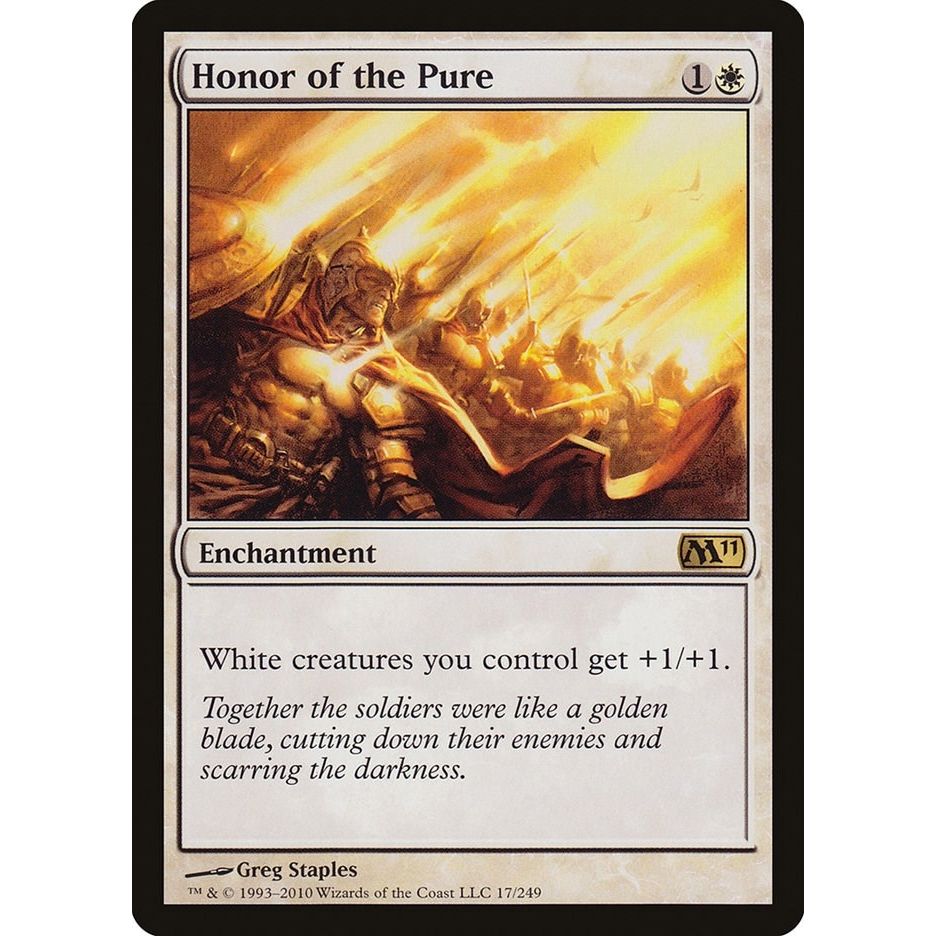 Image for Honor of the Pure (17) (M11) - Magic: The Gathering