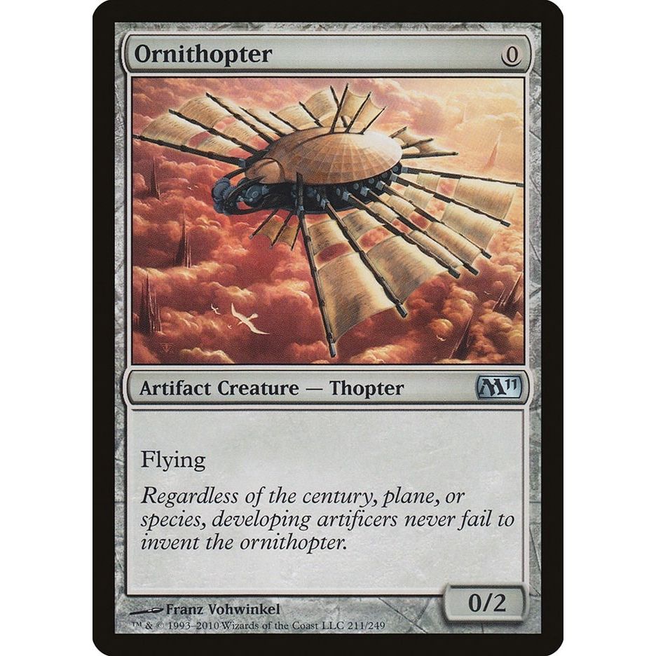 Image for Ornithopter (211) (M11) - Magic: The Gathering
