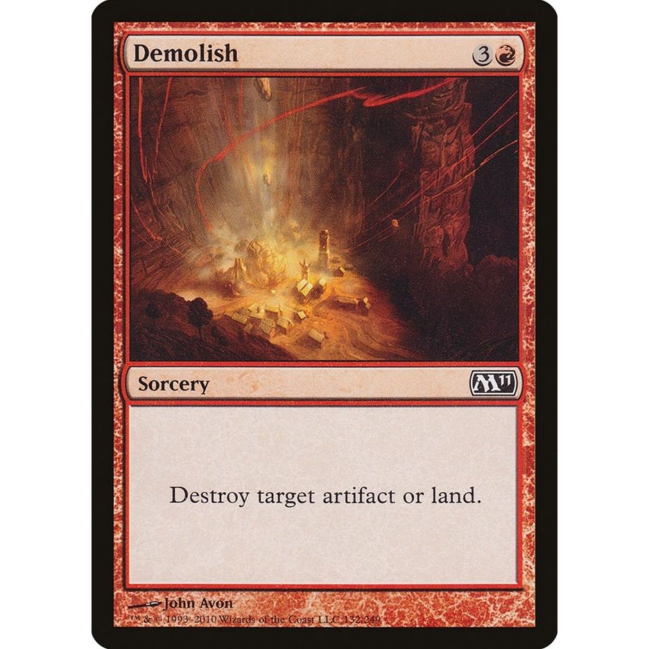 Image for Demolish (132) (M11) - Magic: The Gathering
