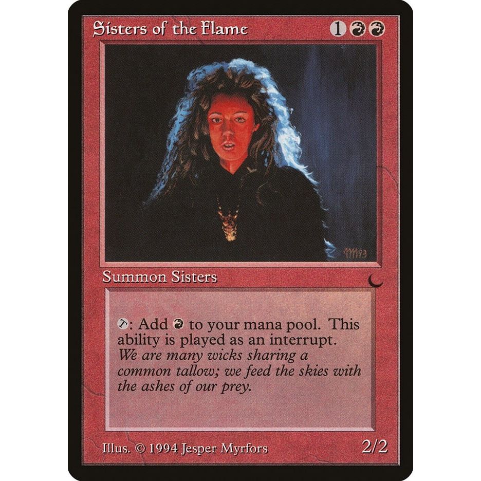 Image for Sisters of the Flame (DRK) - Magic: The Gathering