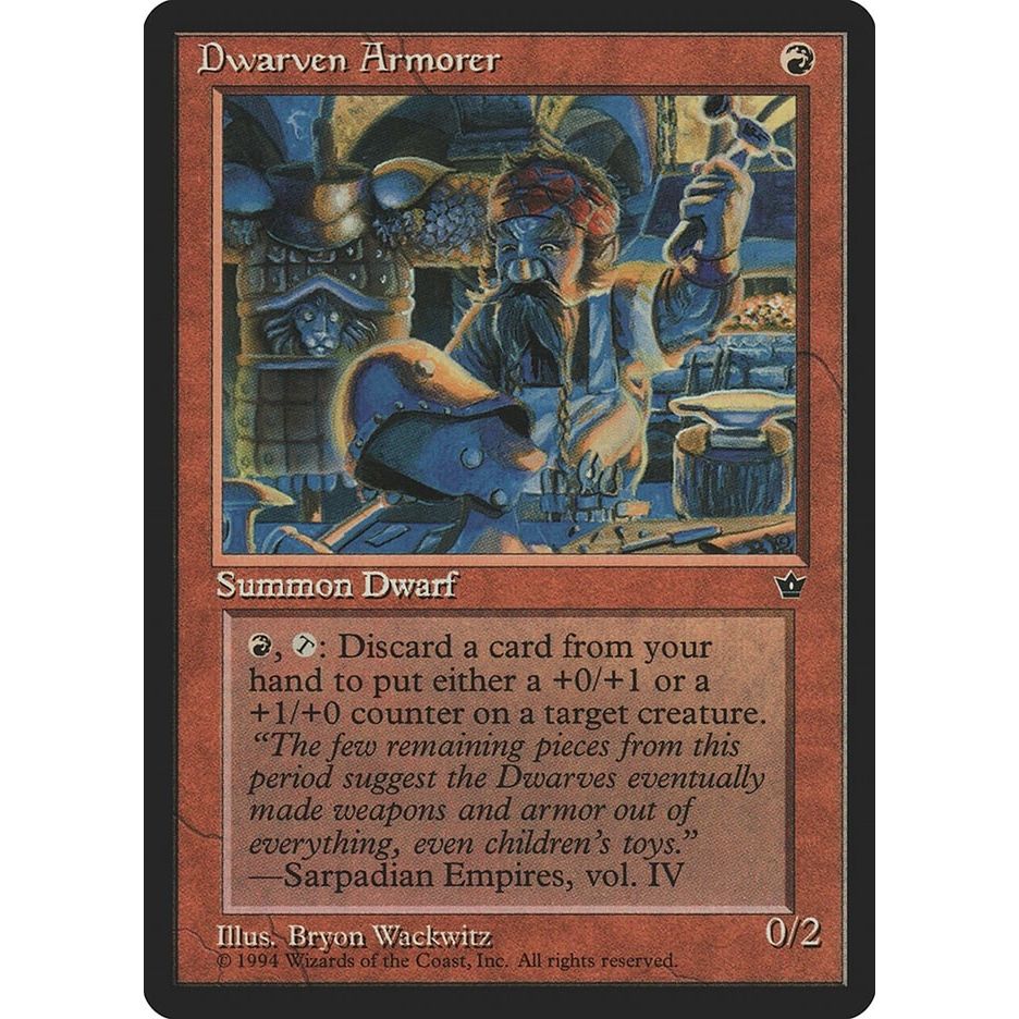 Image for Dwarven Armorer (FEM) - Magic: The Gathering