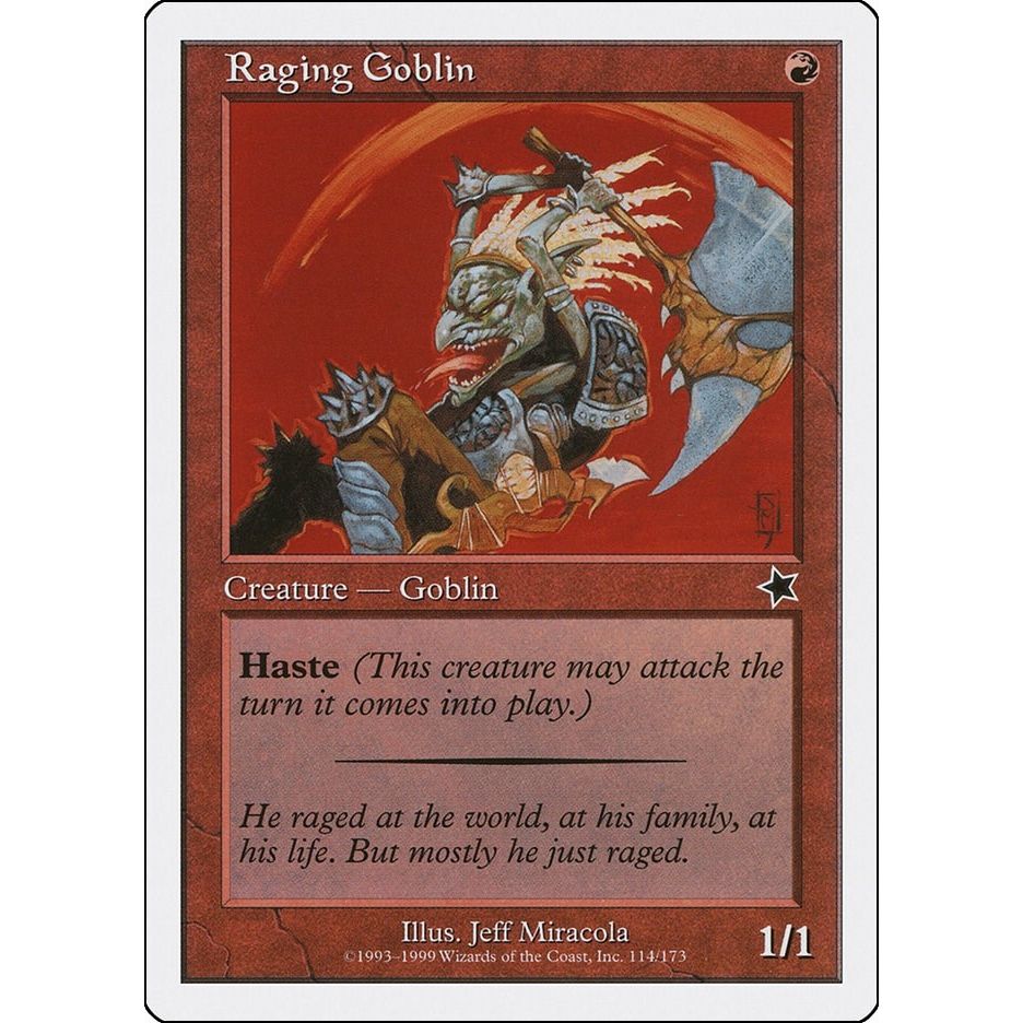 Image for Raging Goblin (114) (S99) - Magic: The Gathering