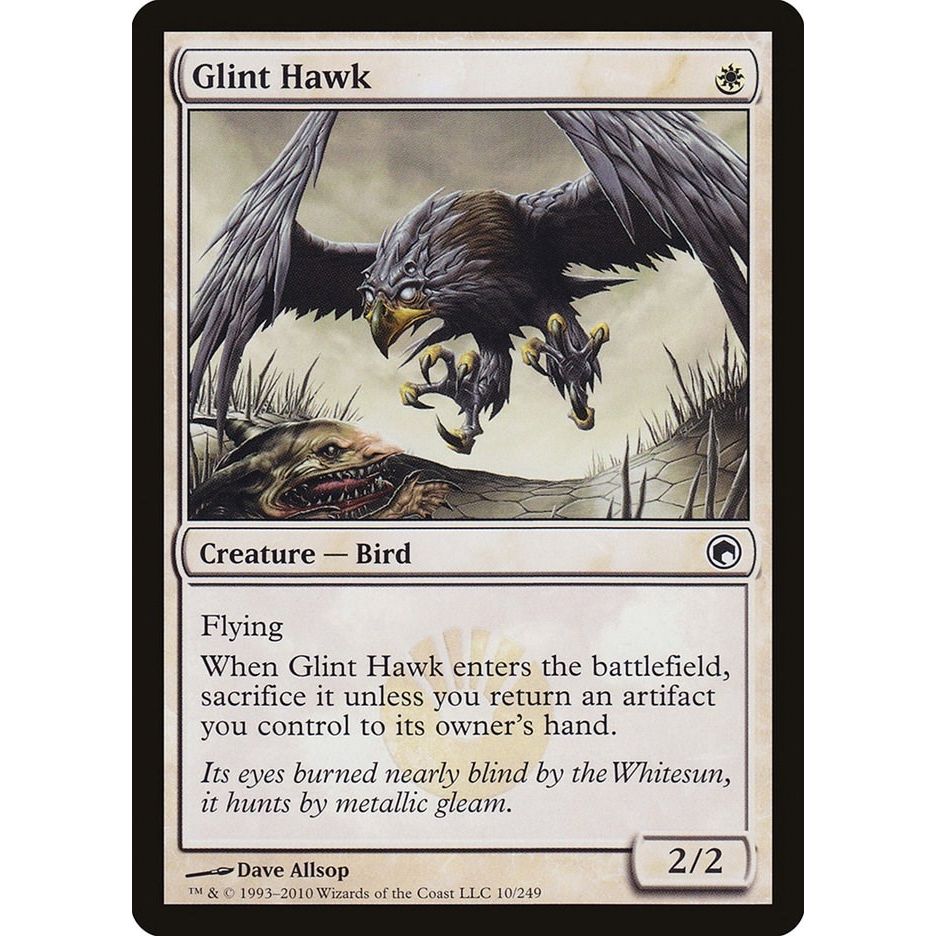 Image for Glint Hawk (10) (SOM) - Magic: The Gathering