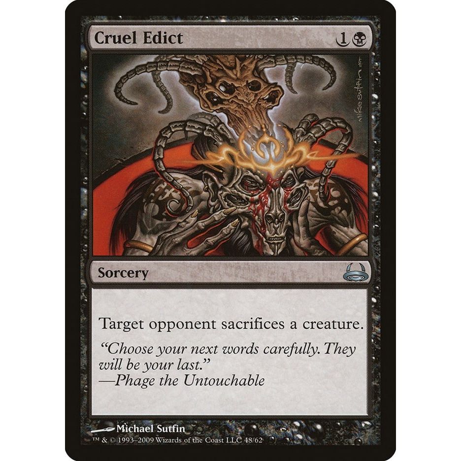 Image for Cruel Edict (48) (DDC) - Magic: The Gathering