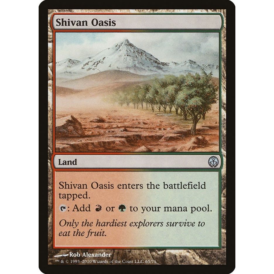 Image for Shivan Oasis (65) (DDE) - Magic: The Gathering